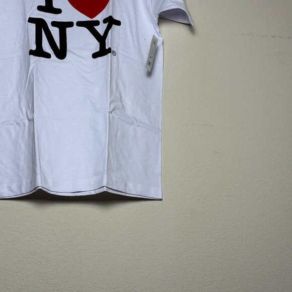 NWT NYC "I Love NY" Souvenir Graphic T Shirt Woman S White Tourist Classic Y2K - Picture 5 of 11